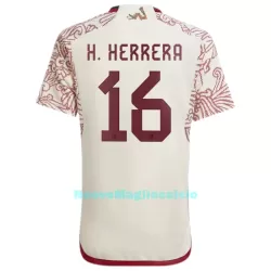 Maglia Messico H.HERRERA 16 Uomo Secondo Mondiali 2022 Maglia Messico H.HERRERA 16 Uomo Secondo Mondiali 2022