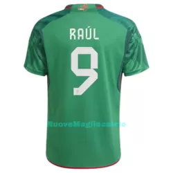 Maglia Messico Raul 9 Uomo Primo Mondiali 2022 Maglia Messico Raul 9 Uomo Primo Mondiali 2022