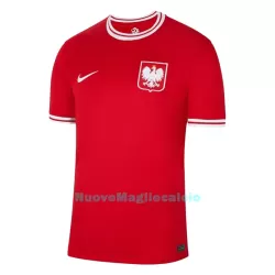 Maglia Polonia Uomo Secondo Mondiali 2022 Maglia Polonia Uomo Secondo Mondiali 2022