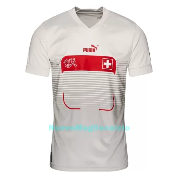 Maglia Svizzera Uomo Secondo Mondiali 2022