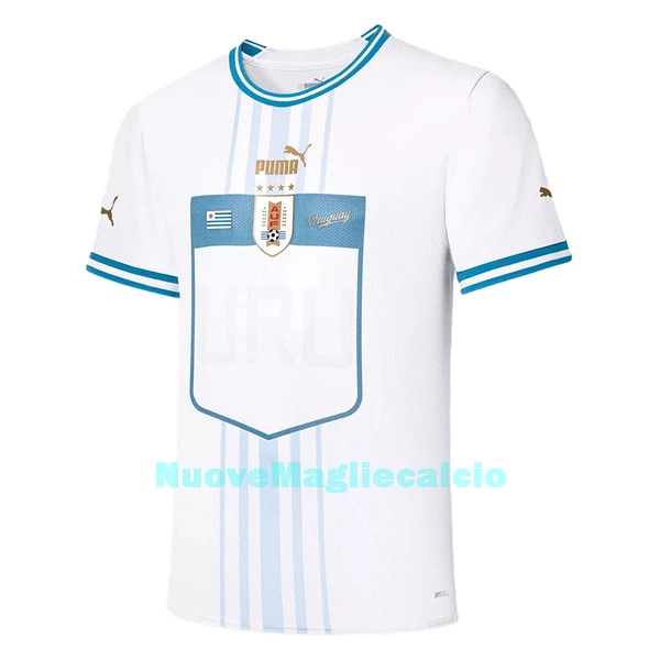 Maglia Uruguay Uomo Secondo Mondiali 2022