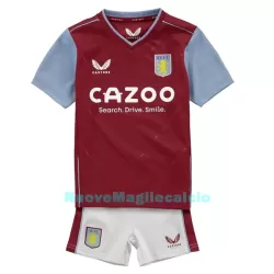 Completo calcio Aston Villa Bambino Primo 2022-23 Completo calcio Aston Villa Bambino Primo 2022-23