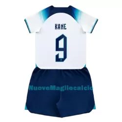 Completo calcio Inghilterra Kane 9 Bambino Primo Mondiali 2022 Completo calcio Inghilterra Kane 9 Bambino Primo Mondiali 2022