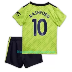 Completo calcio Manchester United Rashford 10 Bambino 3rd 2022-23 Completo calcio Manchester United Rashford 10 Bambino 3rd 2022-23