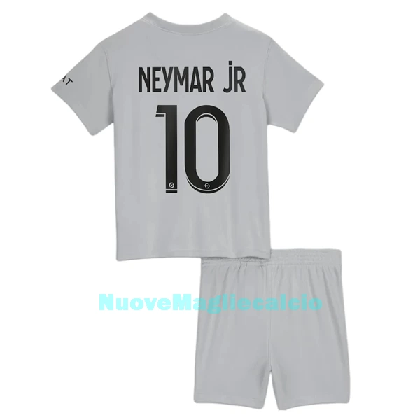 Completo calcio Paris Saint-Germain Neymar Jr 10 Bambino Secondo 2022-23