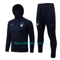 Italia - Hoodie Tute da giacca da allenamento Uomo 2022-23 Blu Italia - Hoodie Tute da giacca da allenamento Uomo 2022-23 Blu