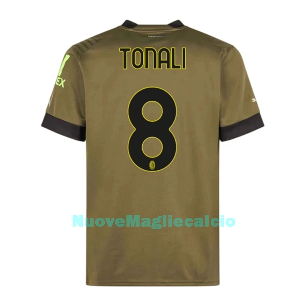 Maglia AC Milan Tonali 8 Uomo 3rd 2022-23