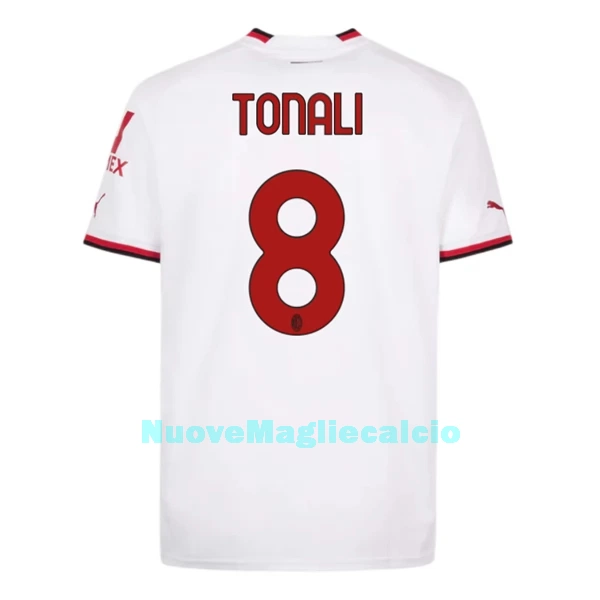 Maglia AC Milan Tonali 8 Uomo Secondo 2022-23