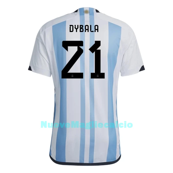 Maglia Argentina Dybala 21 Uomo Primo Mondiali 2022