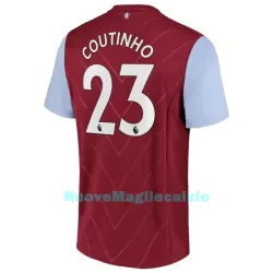 Maglia Aston Villa Coutinho 23 Uomo Primo 2022-23 Maglia Aston Villa Coutinho 23 Uomo Primo 2022-23