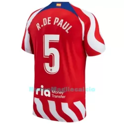 Maglia Atlético Madrid R. De Paul 5 Uomo Primo 2022-23 Maglia Atlético Madrid R. De Paul 5 Uomo Primo 2022-23