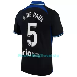 Maglia Atlético Madrid R. De Paul 5 Uomo Secondo 2022-23 Maglia Atlético Madrid R. De Paul 5 Uomo Secondo 2022-23