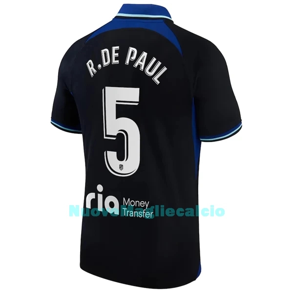 Maglia Atlético Madrid R. De Paul 5 Uomo Secondo 2022-23