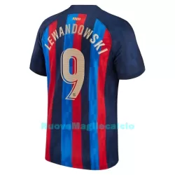 Maglia Barcellona Lewandowski 9 Uomo Primo 2022-23 Maglia Barcellona Lewandowski 9 Uomo Primo 2022-23