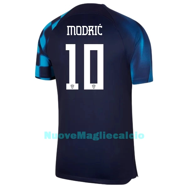 Maglia Croazia Modrić 10 Uomo Secondo Mondiali 2022