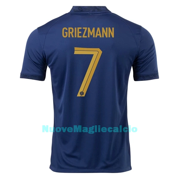 Maglia Francia Griezmann 7 Uomo Primo Mondiali 2022