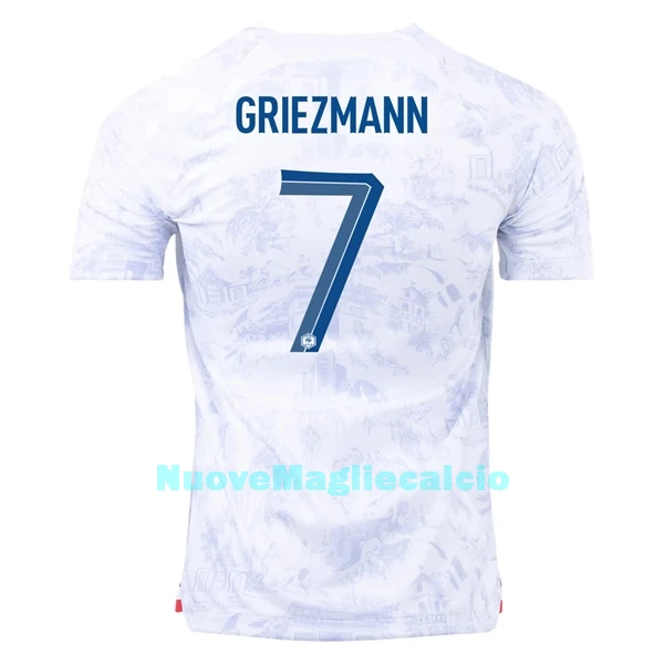 Maglia Francia Griezmann 7 Uomo Secondo Mondiali 2022