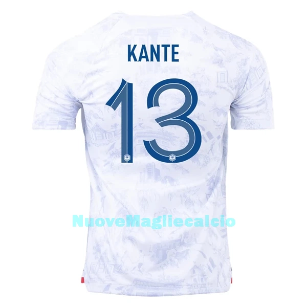 Maglia Francia Kante 13 Uomo Secondo Mondiali 2022