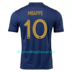 Maglia Francia Mbappé 10 Uomo Primo Mondiali 2022 Maglia Francia Mbappé 10 Uomo Primo Mondiali 2022