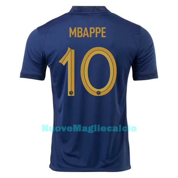 Maglia Francia Mbappé 10 Uomo Primo Mondiali 2022