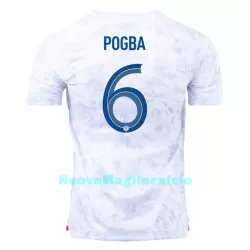 Maglia Francia Pogba 6 Uomo Secondo Mondiali 2022 Maglia Francia Pogba 6 Uomo Secondo Mondiali 2022