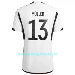 Maglia Germania Müller 13 Uomo Primo Mondiali 2022 Maglia Germania Müller 13 Uomo Primo Mondiali 2022