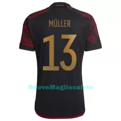 Maglia Germania Müller 13 Uomo Secondo Mondiali 2022 Maglia Germania Müller 13 Uomo Secondo Mondiali 2022