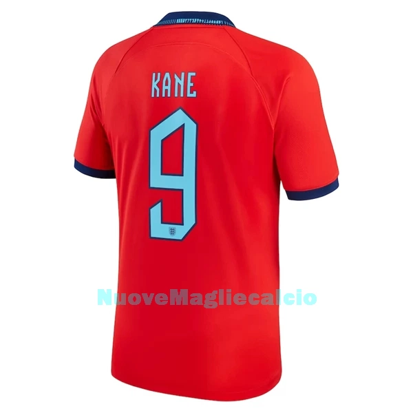 Maglia Inghilterra Kane 9 Uomo Secondo Mondiali 2022