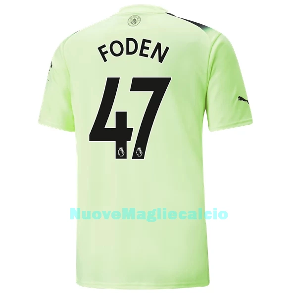 Maglia Manchester City Foden 47 Uomo 3rd 2022-23