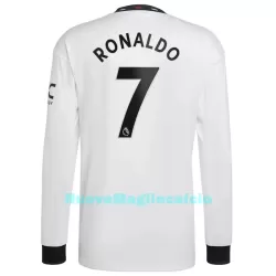Maglia Manchester United Ronaldo 7 Uomo Secondo 2022-23 Maniche Lunghe Maglia Manchester United Ronaldo 7 Uomo Secondo 2022-23 Maniche Lunghe