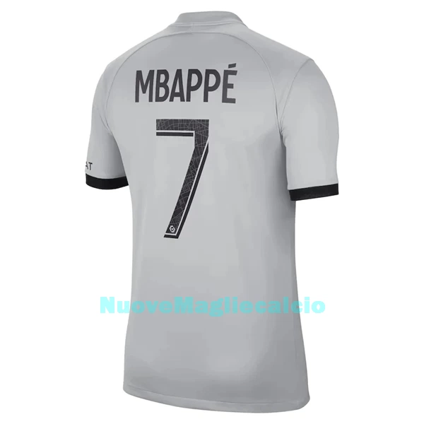 Maglia Paris Saint-Germain Mbappé 7 Uomo Secondo 2022-23