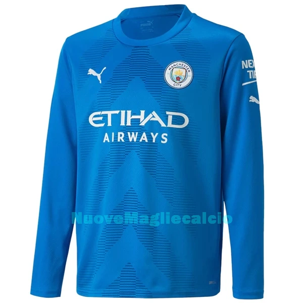 Maglia Portiere Manchester City Uomo Primo 2022-23 Maniche Lunghe