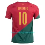 Maglia Portogallo Bernardo 10 Uomo Primo Mondiali 2022