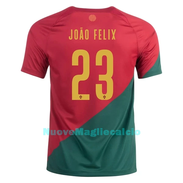 Maglia Portogallo João Félix 23 Uomo Primo Mondiali 2022