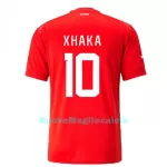 Maglia Svizzera Xhaka 10 Uomo Primo Mondiali 2022