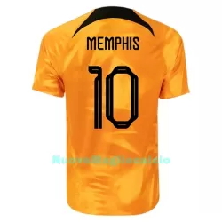 Maglia Olanda Memphis 10 Uomo Primo Mondiali 2022 Maglia Olanda Memphis 10 Uomo Primo Mondiali 2022