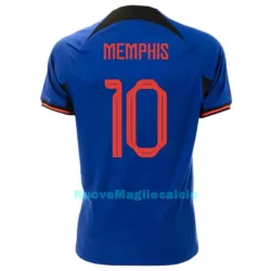 Maglia Olanda Memphis 10 Uomo Secondo Mondiali 2022 Maglia Olanda Memphis 10 Uomo Secondo Mondiali 2022