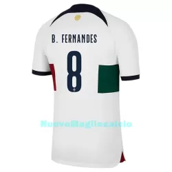 Maglia Portogallo Bruno Fernandes 8 Uomo Secondo Mondiali 2022 Maglia Portogallo Bruno Fernandes 8 Uomo Secondo Mondiali 2022