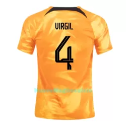 Maglia VIRGIL 4 Olanda Uomo Primo Mondiali 2022