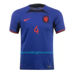 Maglia VIRGIL 4 Olanda Uomo Secondo Mondiali 2022 Maglia VIRGIL 4 Olanda Uomo Secondo Mondiali 2022