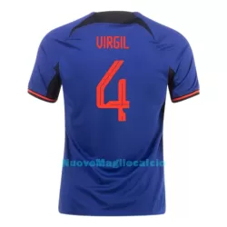 Maglia VIRGIL 4 Olanda Uomo Secondo Mondiali 2022