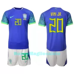 Completo calcio Brasile Vini JR 20 Bambino Secondo Mondiali 2022 Completo calcio Brasile Vini JR 20 Bambino Secondo Mondiali 2022