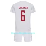 Completo calcio Danimarca Andreas Christensen 6 Bambino Secondo Mondiali 2022