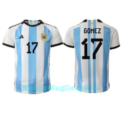 Maglia Argentina Alejandro Gomez 17 Uomo Primo Mondiali 2022 Maglia Argentina Alejandro Gomez 17 Uomo Primo Mondiali 2022