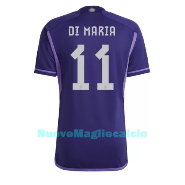 Maglia Argentina Angel Di Maria 11 Uomo Secondo Mondiali 2022