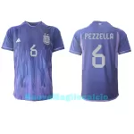 Maglia Argentina German Pezzella 6 Uomo Secondo Mondiali 2022