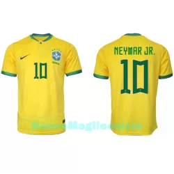 Maglia Brasile Neymar Jr 10 Uomo Primo Mondiali 2022 Maglia Brasile Neymar Jr 10 Uomo Primo Mondiali 2022