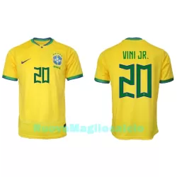 Maglia Brasile Vini JR 20 Uomo Primo Mondiali 2022 Maglia Brasile Vini JR 20 Uomo Primo Mondiali 2022