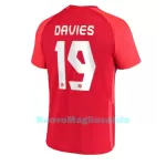 Maglia Canada Alphonso Davies 19 Uomo Primo Mondiali 2022