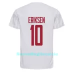 Maglia Danimarca Christian Eriksen 10 Uomo Secondo Mondiali 2022